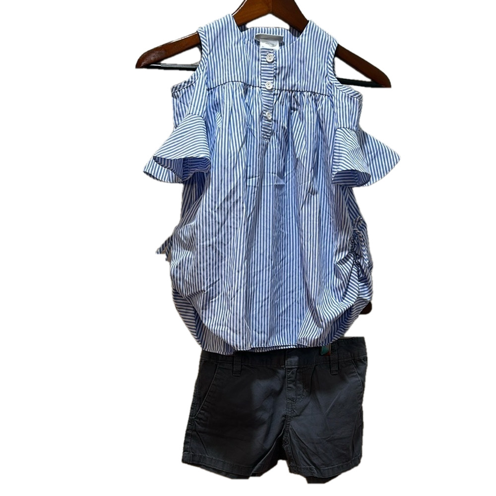 Bonnie Jean & old navy Girls set blue and gray size 6 GUG